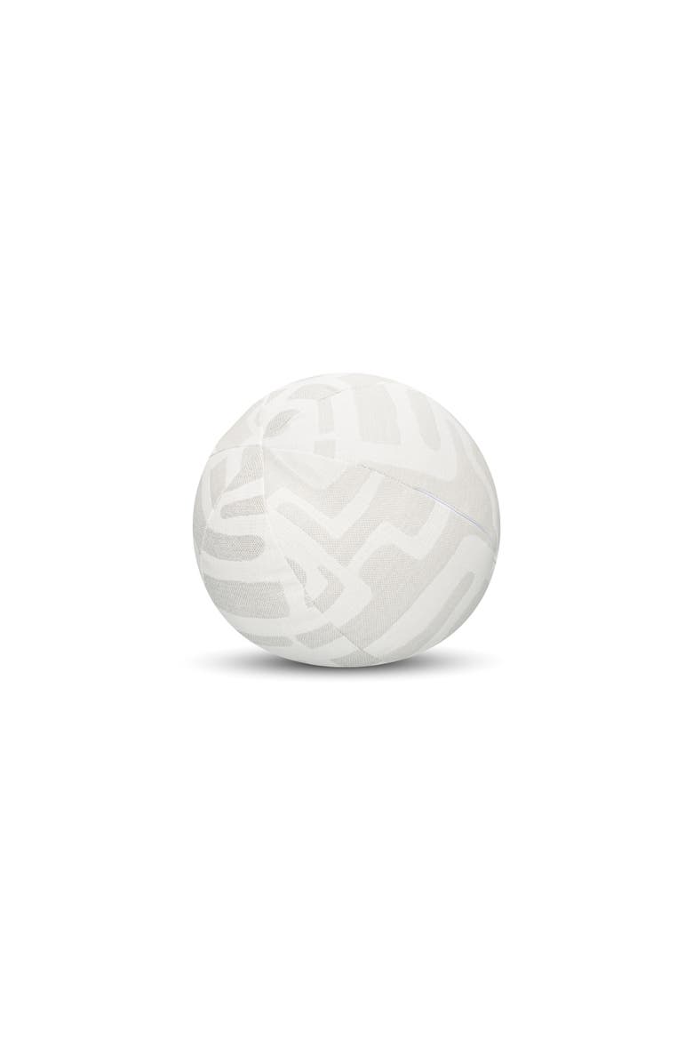 Noble Indoor & Outdoor Woven Accent Orb Pillow, Main, color, Alabaster