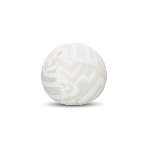 Elaine Smith Noble Indoor & Outdoor Woven Accent Orb Pillow In White