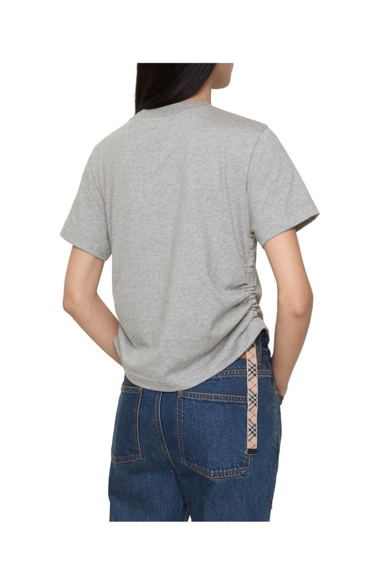 Burberry Festival Cotton T-shirt, Alternate, color, Pale Grey Melange