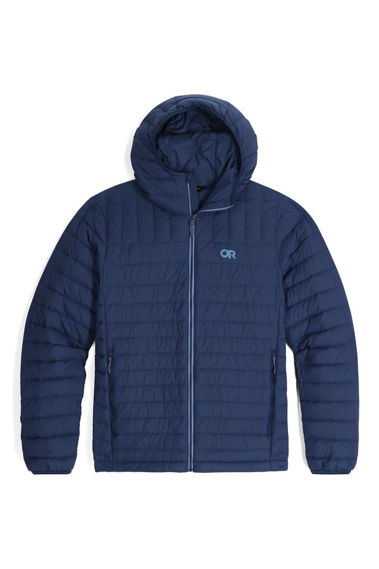Transcendent Hooded Down Puffer Jacket, Alternate, color, CENOTE
