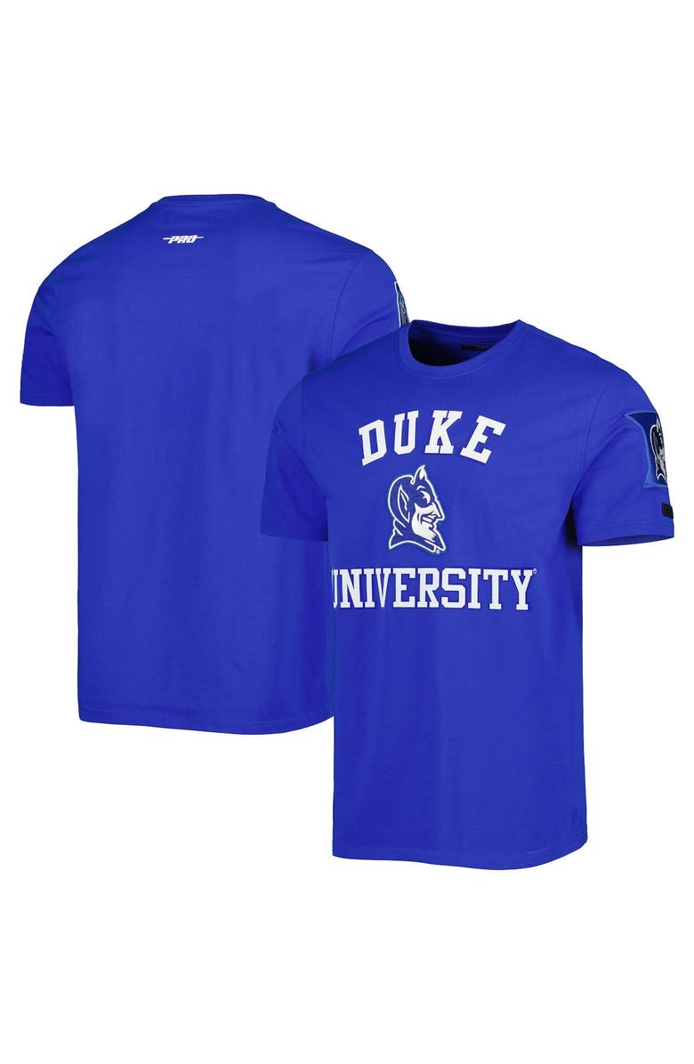 PRO STANDARD Men's Pro Standard Royal Duke Blue Devils Classic Stacked Logo T-Shirt, Main, color, 