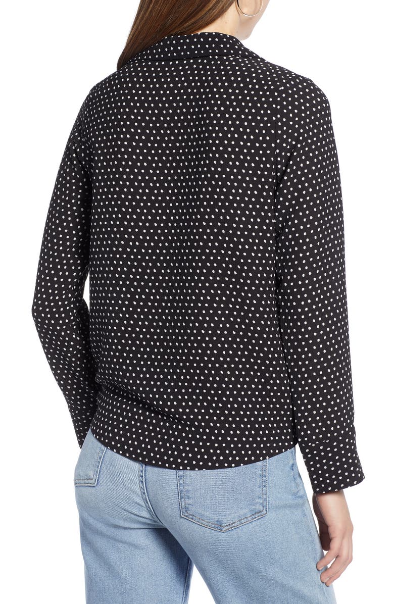 Halogen<sup>®</sup> Tie Front Top, Alternate, color, 