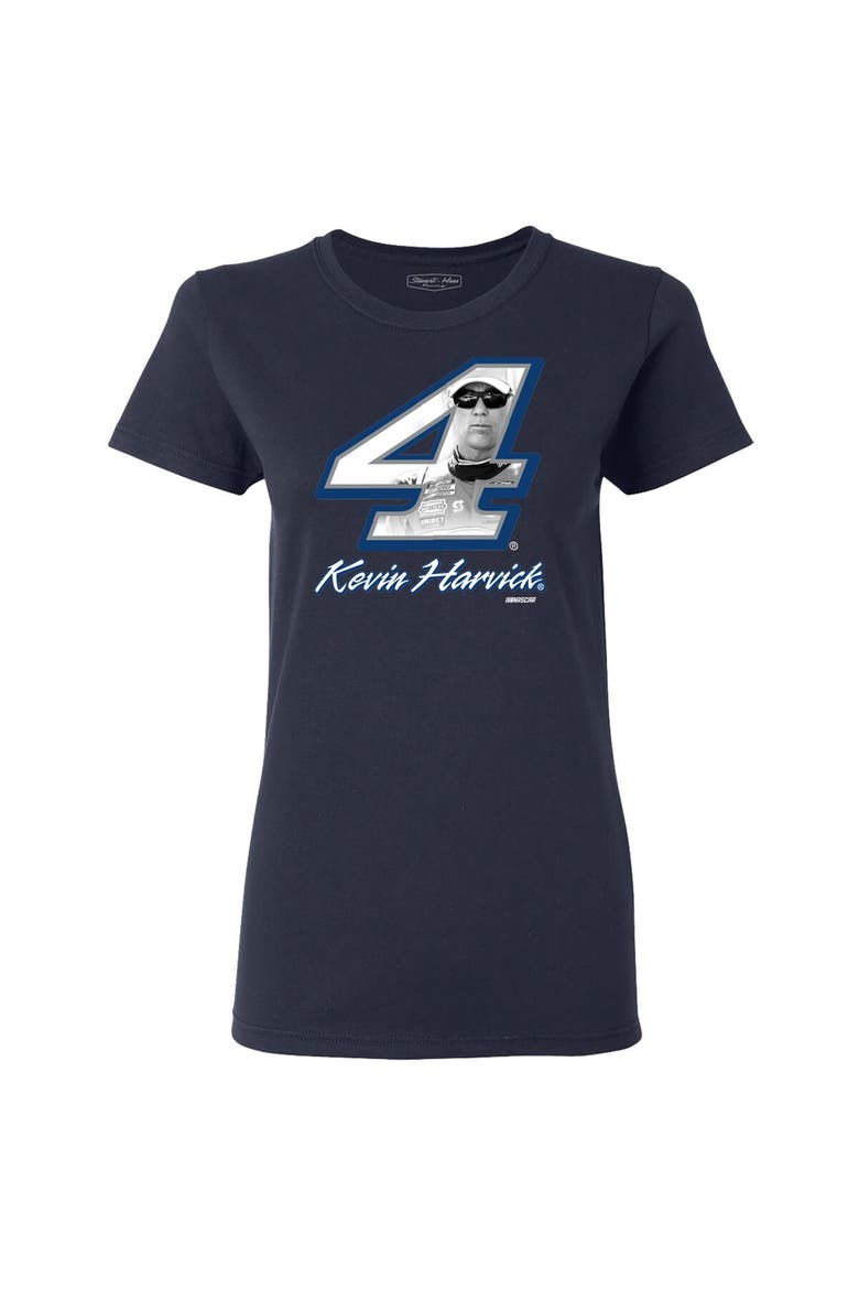 Women's Stewart-Haas Racing Team Collection Navy Kevin Harvick Driver T-Shirt, Alternate, color, Navy