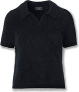 rag & bone Jada Brushed Cashmere Polo Sweater