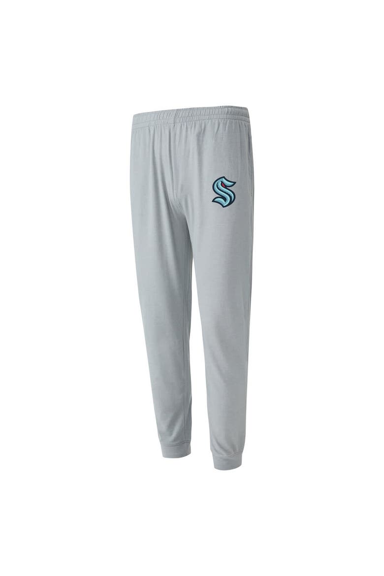 Men's Concepts Sport Gray/Deep Sea Blue Seattle Kraken Meter Pullover Hoodie & Jogger Pants Set, Alternate, color, Gray