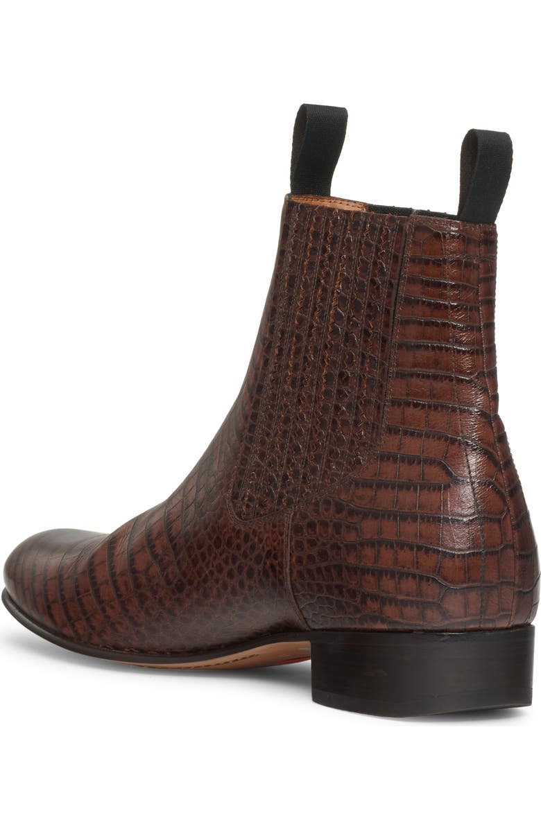 TOM FORD Alligator Embossed Chelsea Boot, Alternate, color,
