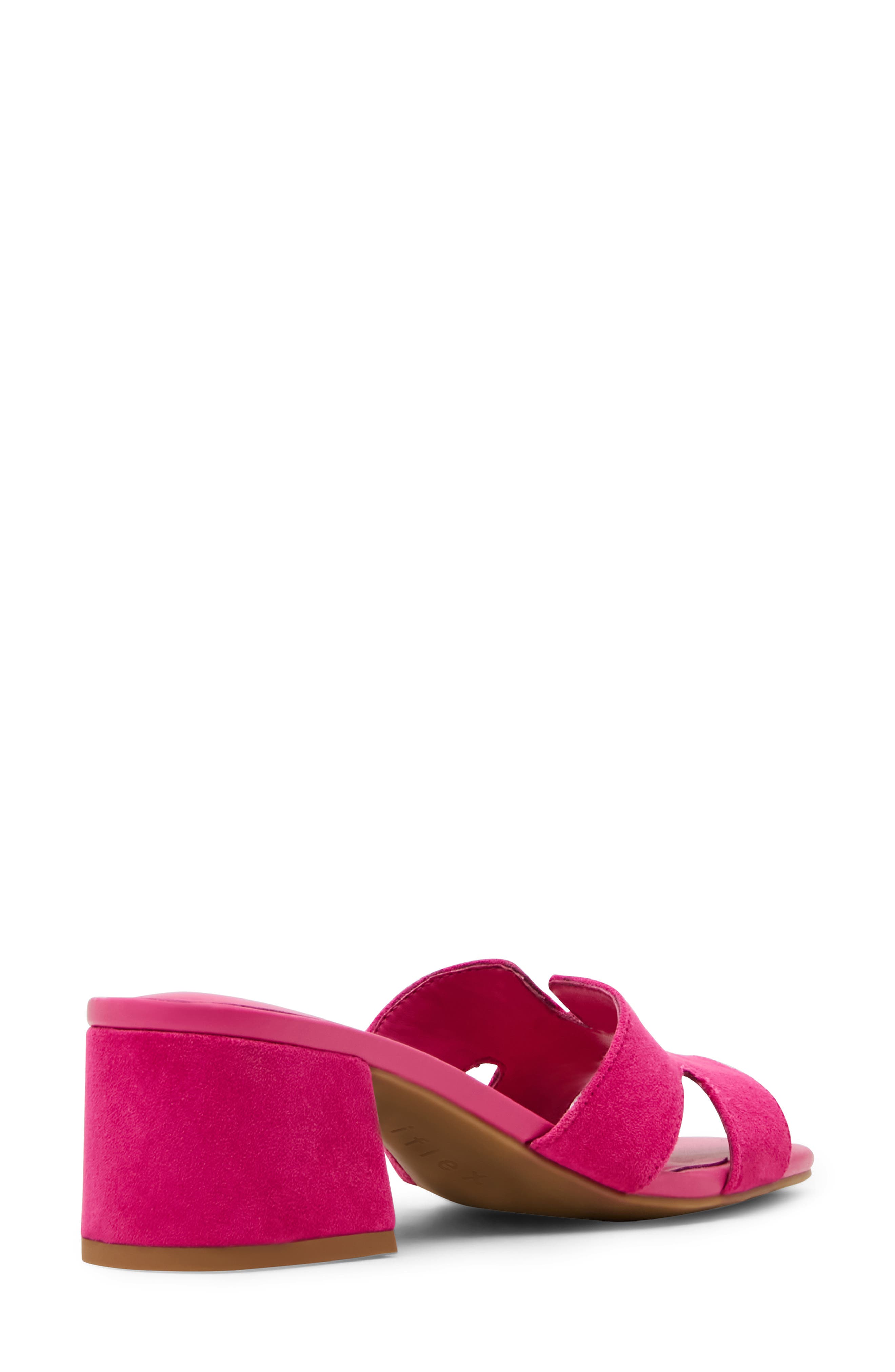Delphine Slide Sandal, Alternate, color, FUCHSIA