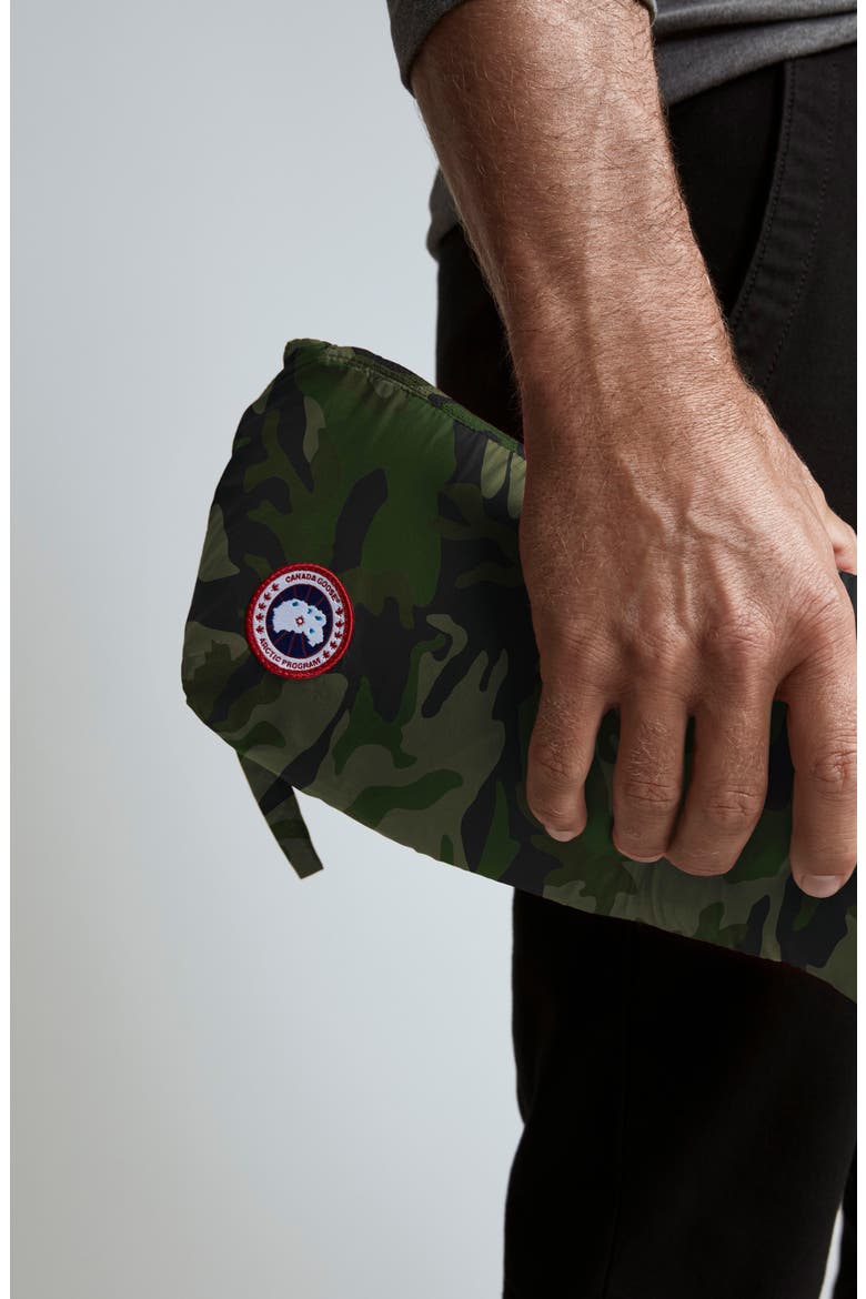 Cabri Hooded Packable Down Jacket, Alternate, color, CANADA GOOSE CAMO