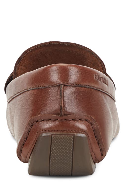 Kenneth Cole New York Theme Bit Moc Toe Driving Loafer In Brown