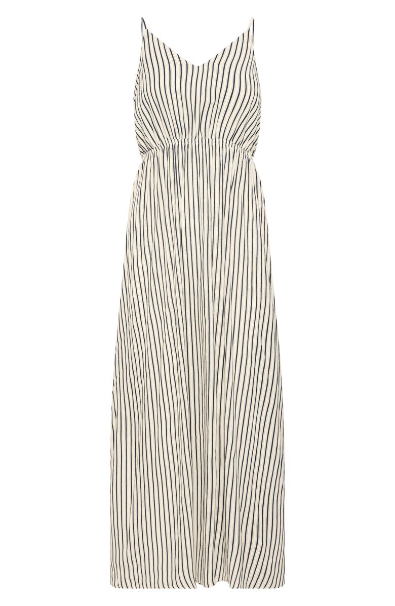 ICHI Stripe Maxi Dress, Alternate, color, Total Eclipse Stripe
