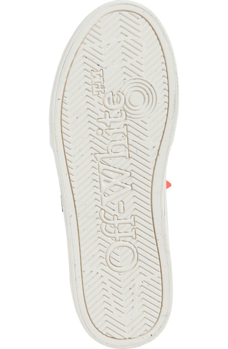 Off-White Vulcanized Low Sneaker, Alternate, color, White - Black