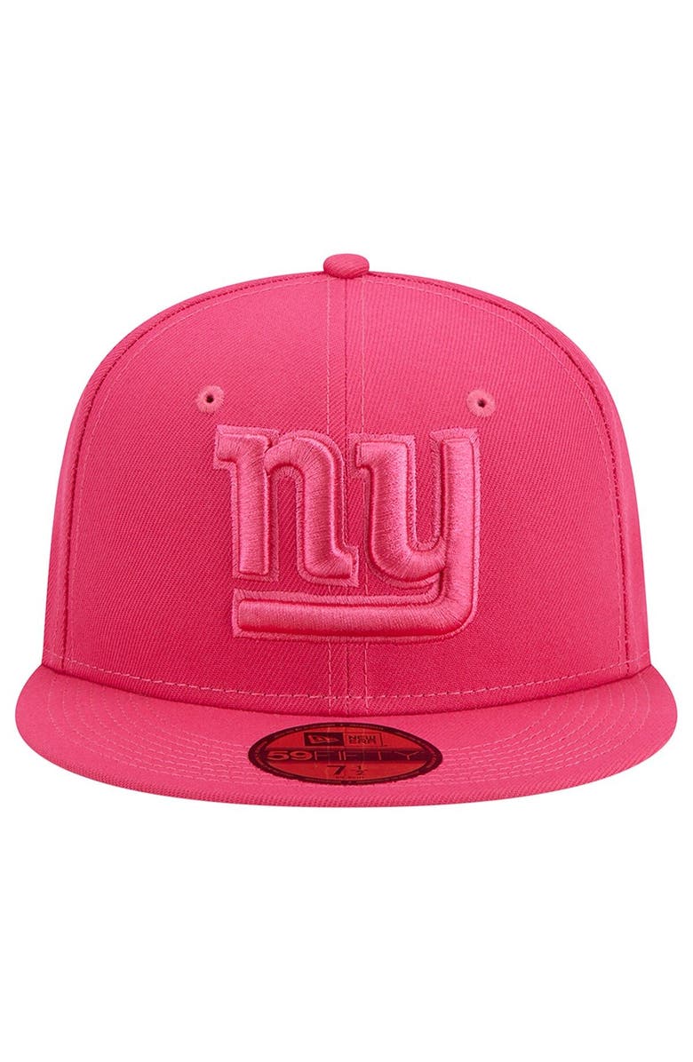 New Era Men's New Era Pink New York Giants Color Pack 59FIFTY Fitted Hat, Alternate, color,