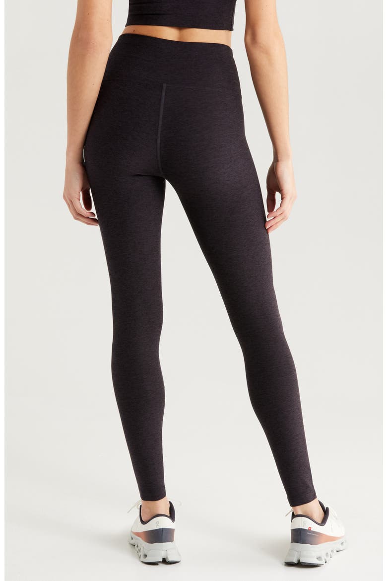 Renew Mélange High Waist Leggings, Alternate, color, BLACK MELANGE
