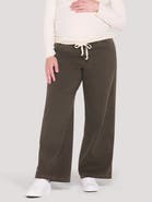 MOTHERHOOD MATERNITY Under the Belly Tie Waist Denim Wide Leg Pant