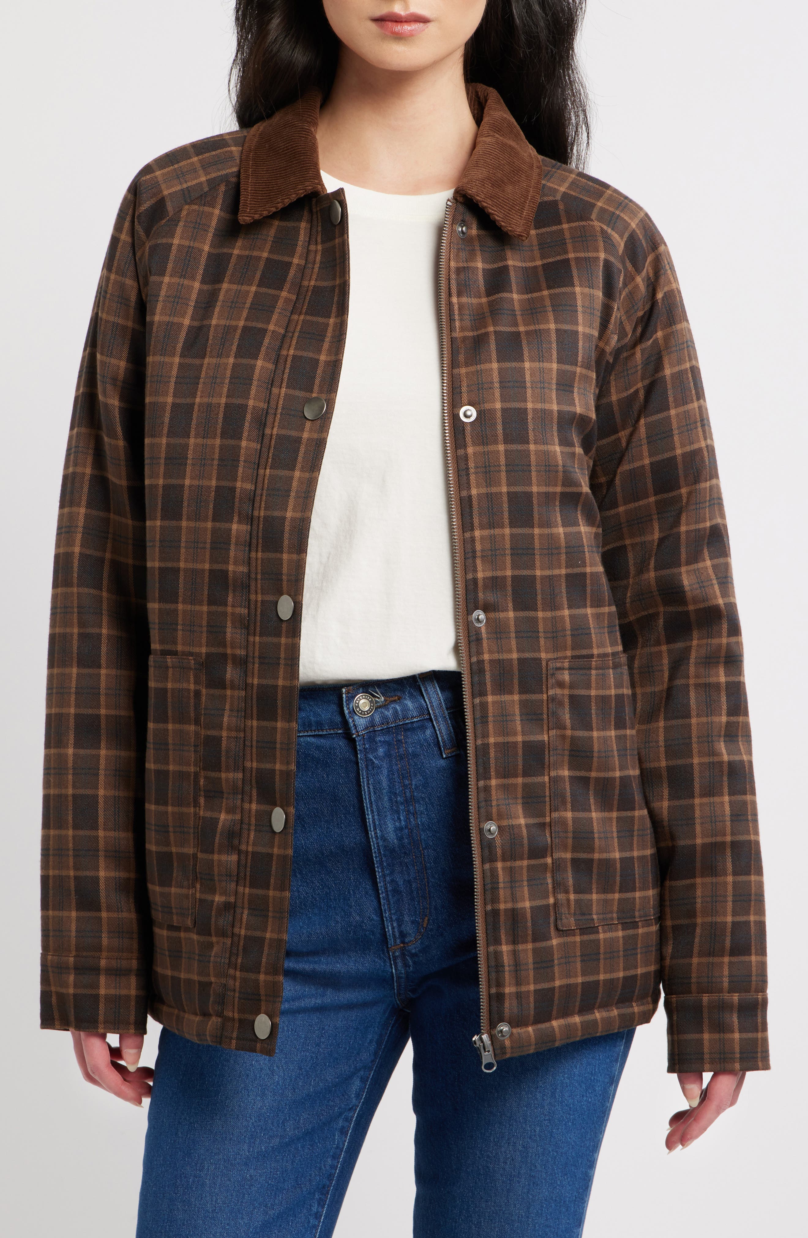 BROWN PLAID