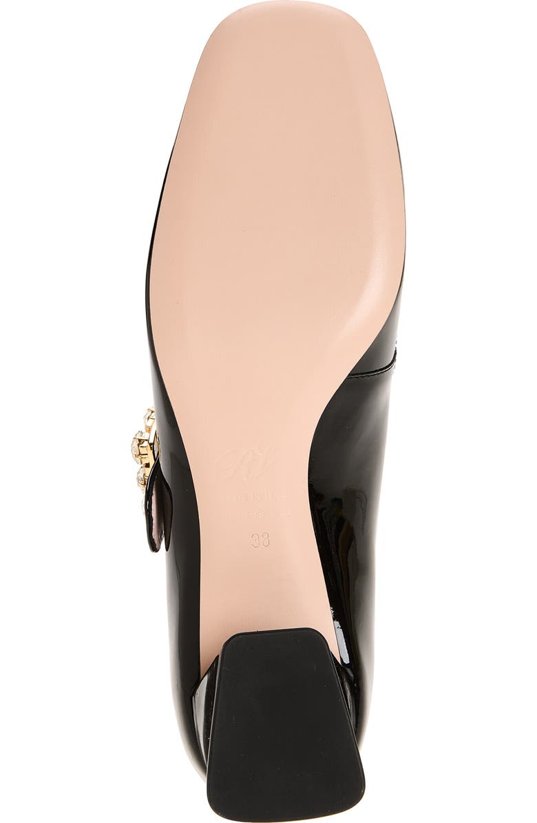 Roger Vivier Très Vivier Strass Pump, Alternate, color, Nero