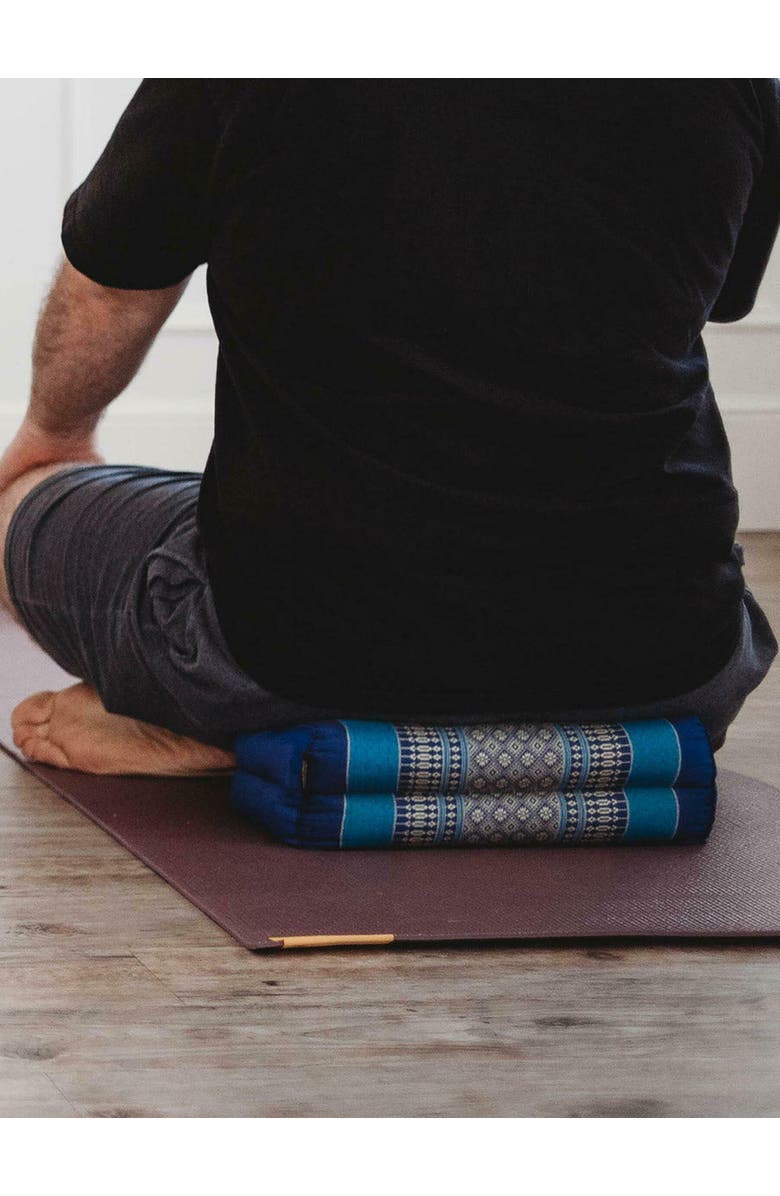 Hugger Mugger Zafuko Yoga & Meditation Cushion, Alternate, color, Deap Sea Blue