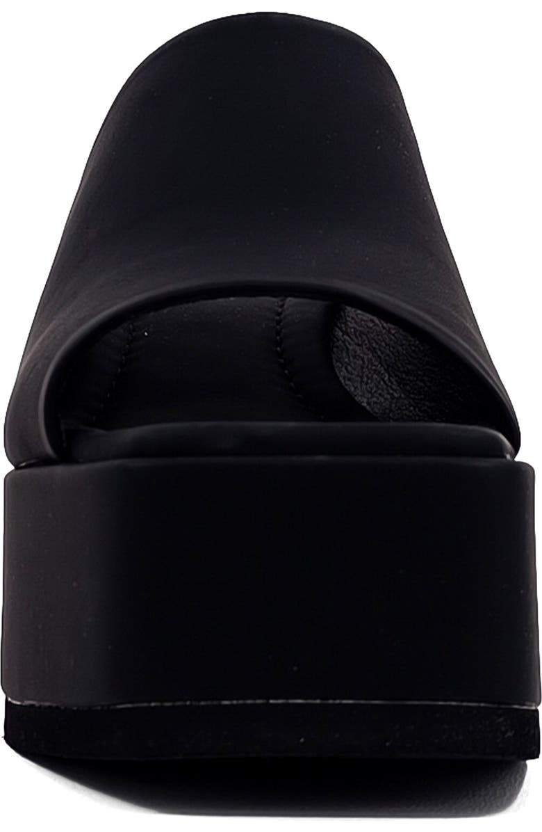 SHUSHOP Karlie Platform Slide Sandal, Alternate, color, Black