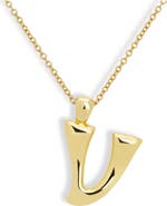 MOD AND JO Blake Bubble Letter Pendant Necklace