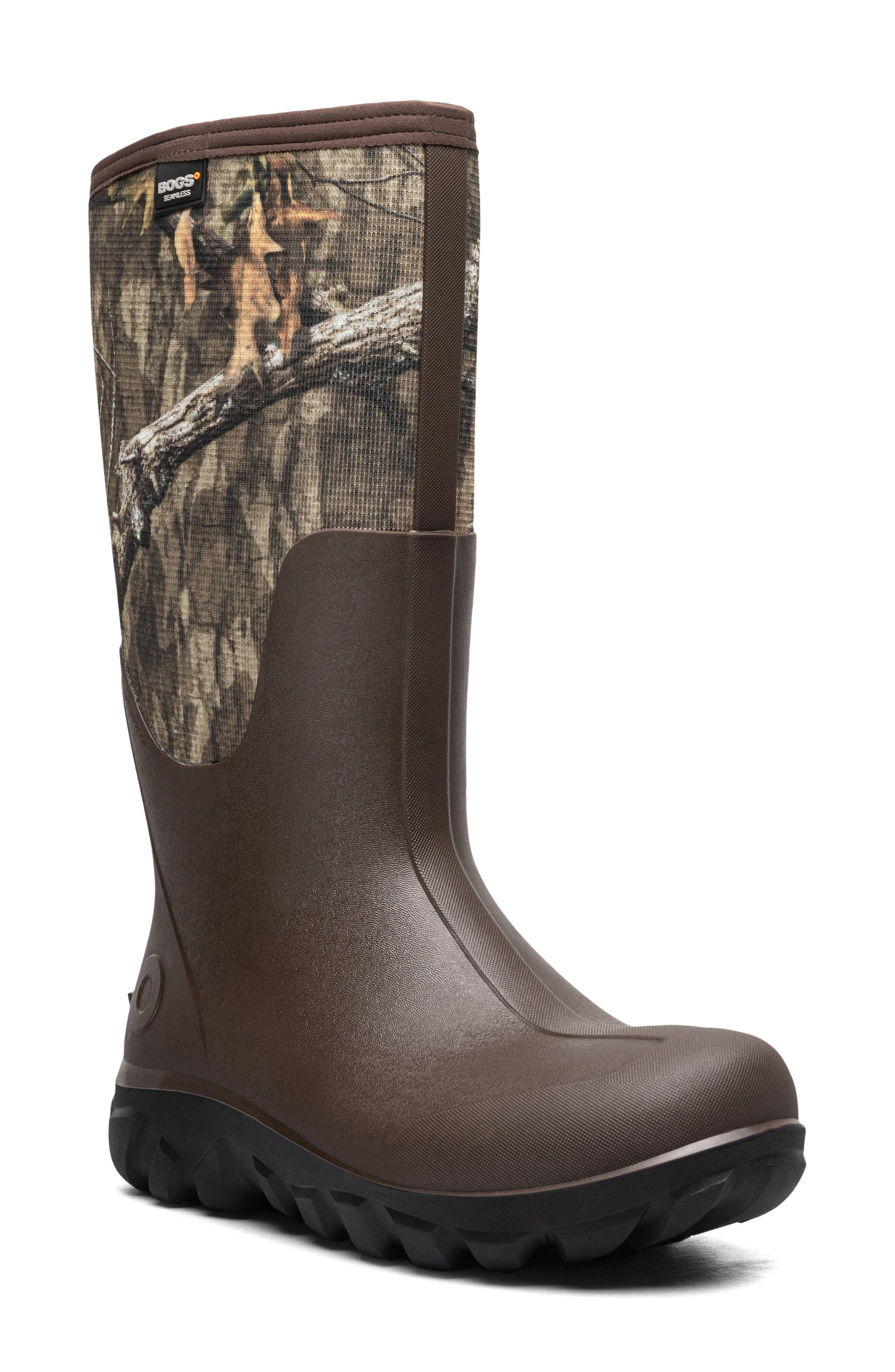 Bogs Classic Seamless Tall Waterproof Boot, Main, color, Mossy Oak Country