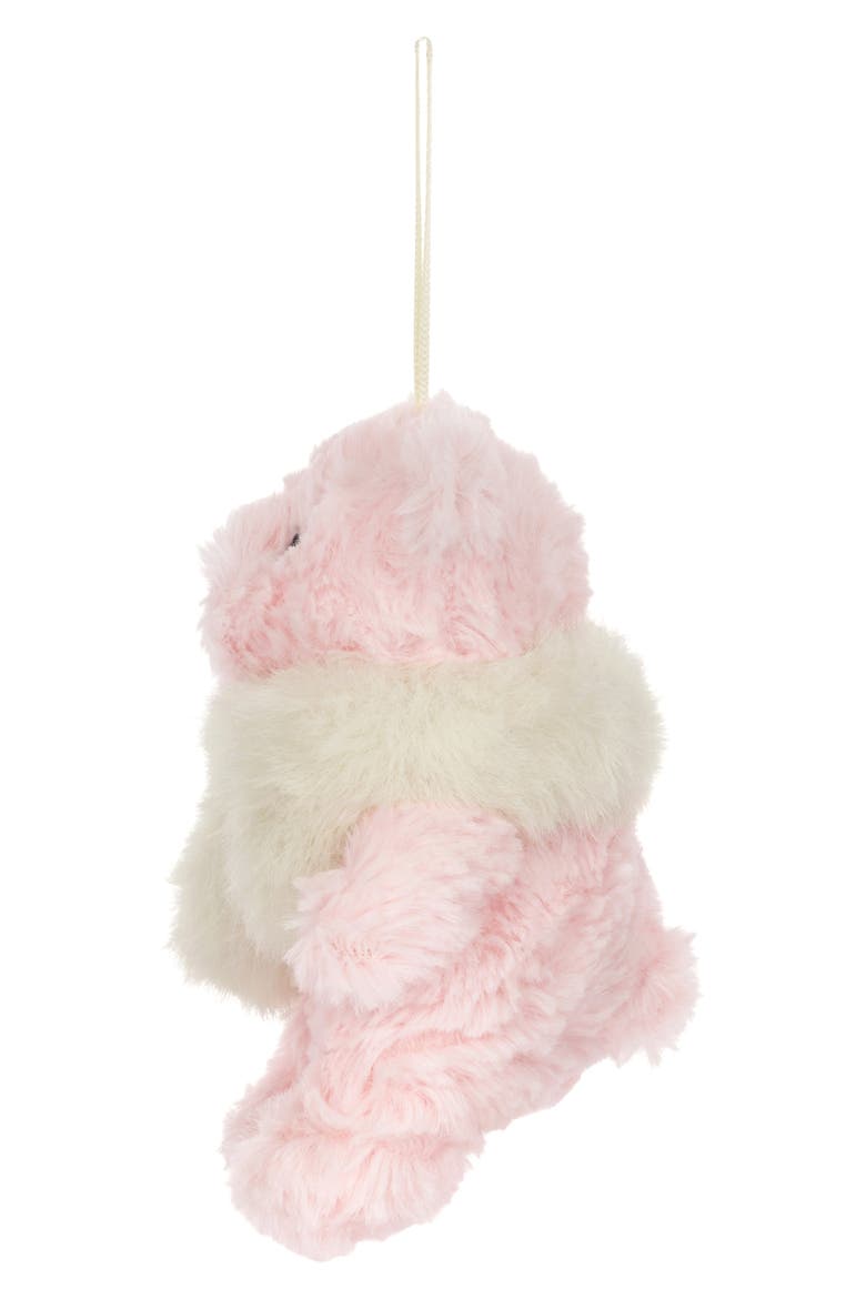 Leola Bear Winter Warmer Decoration, Alternate, color, PINK