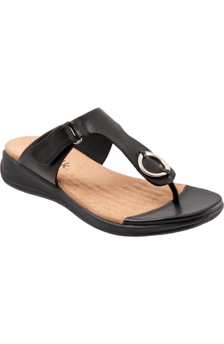 SoftWalk<sup>®</sup> Talara Leather Sandal, Main, color,