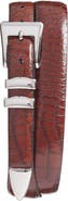 Torino Alligator Embossed Leather Belt