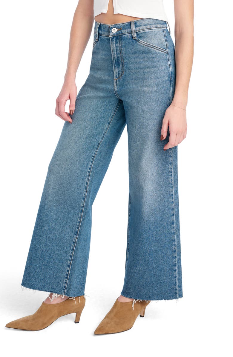 Favorite Daughter The Mischa Super High Waist Wide Leg Jean, Alternate, color, 
