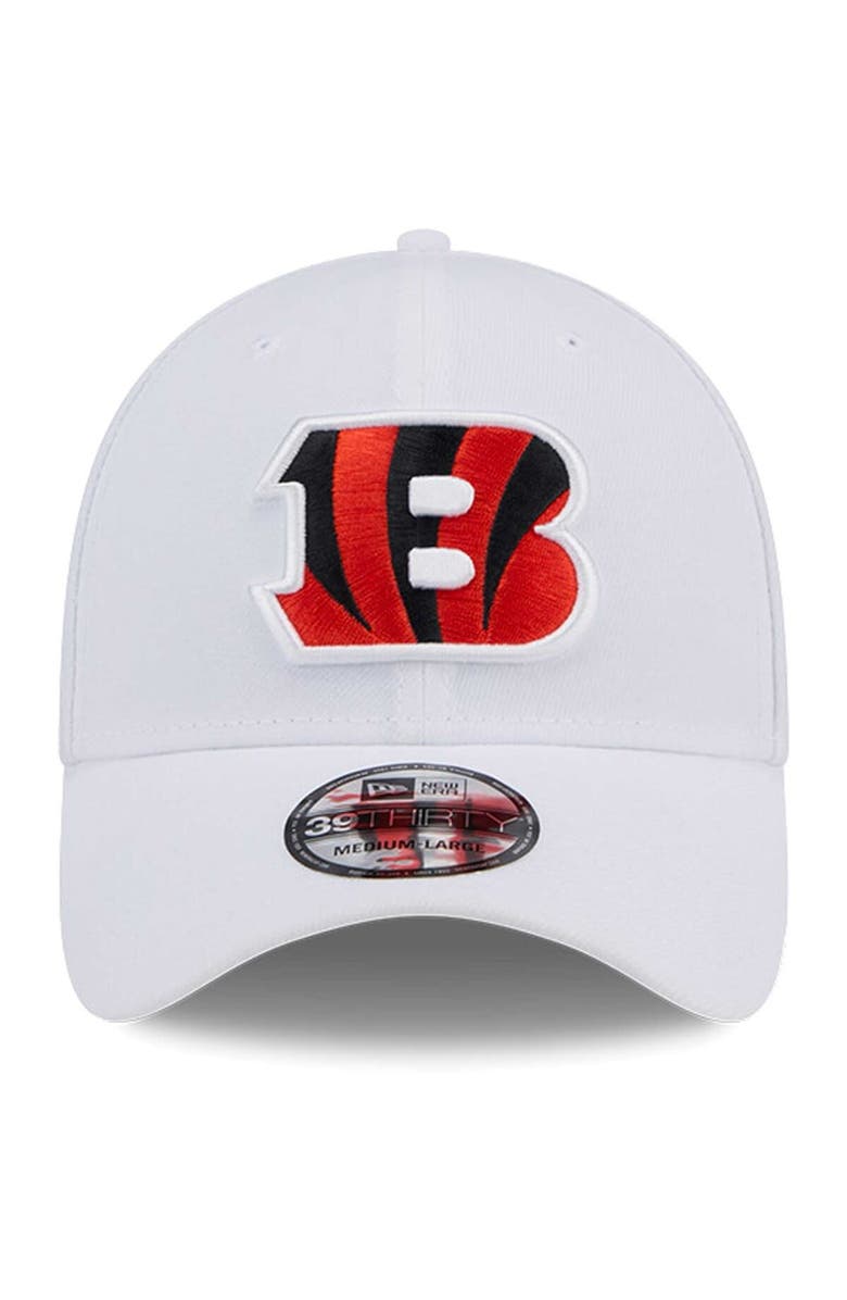 New Era Men's New Era White Cincinnati Bengals Main 39THIRTY Flex Hat, Alternate, color, White