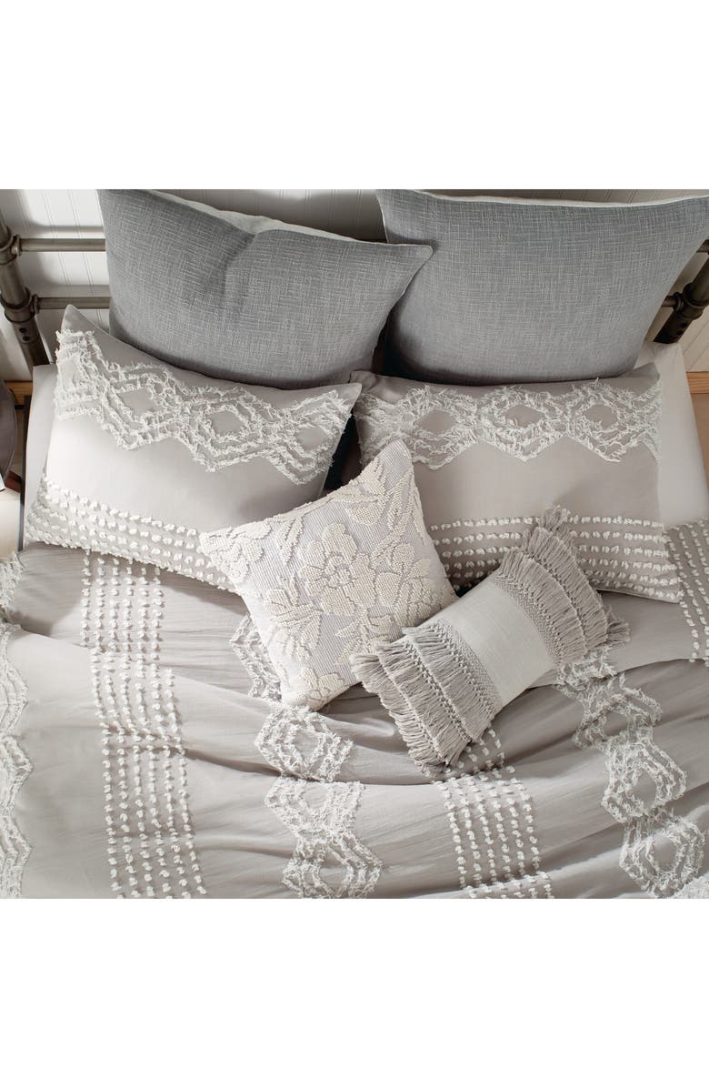 Peri Home Cut Geo Sham, Alternate, color, Grey