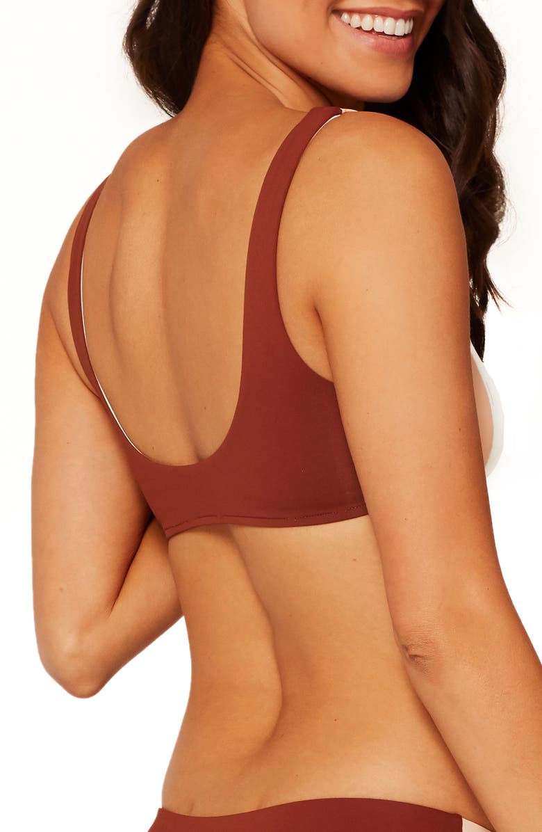 LSPACE L Space Colorblock Bikini Top, Alternate, color, 