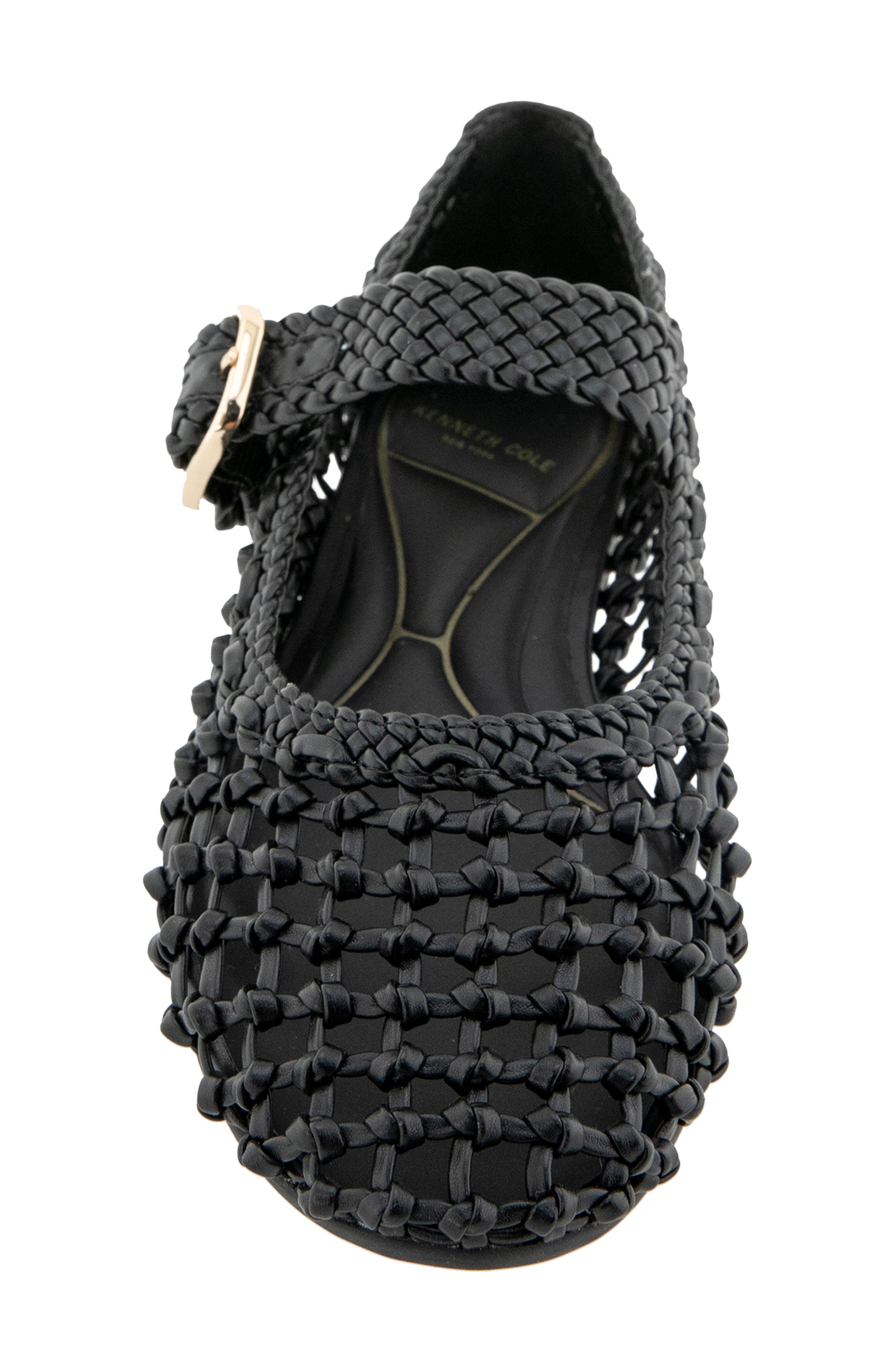 Kenneth Cole Tessa Mary Jane Flat, Alternate, color, Black Woven
