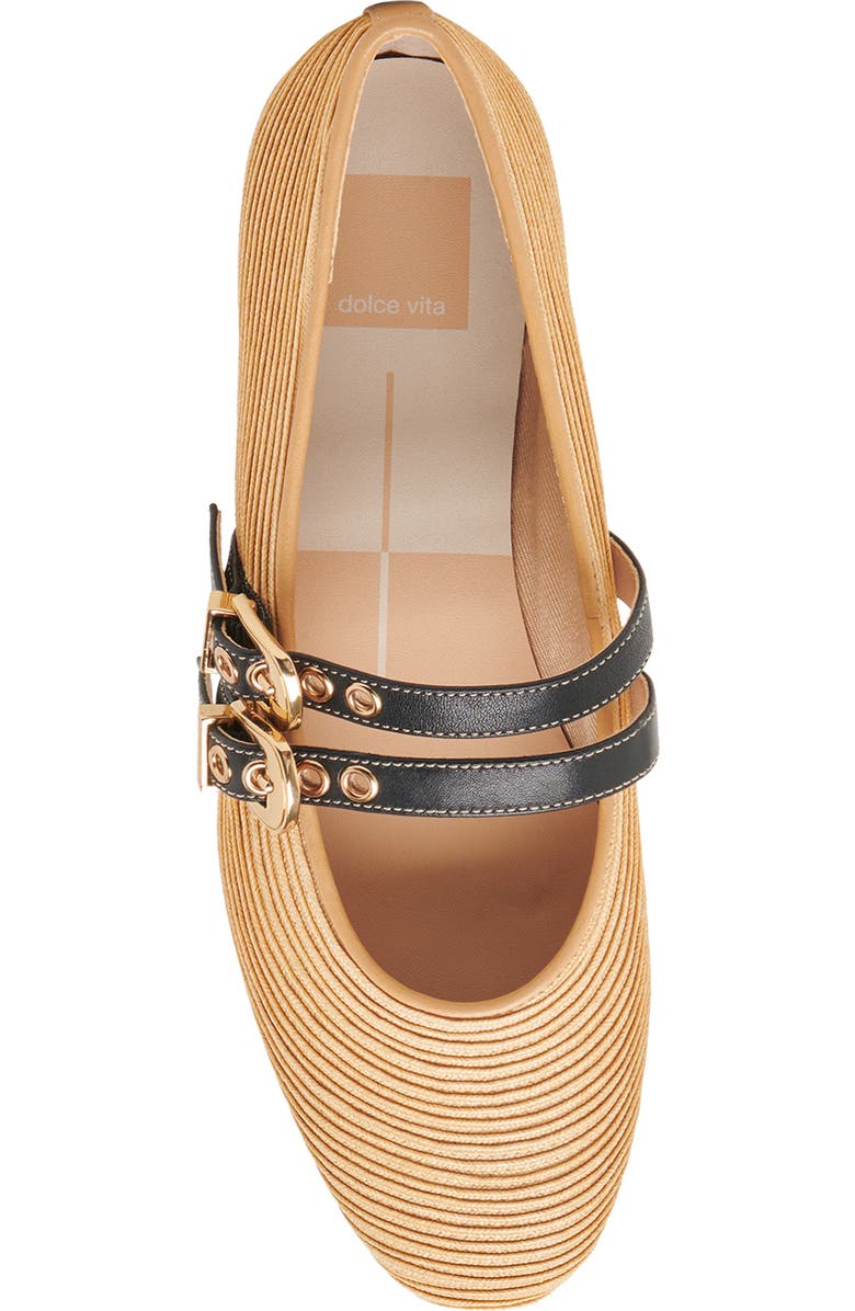 Dolce Vita Baylee Mary Jane Flat, Alternate, color, Natural Raffia