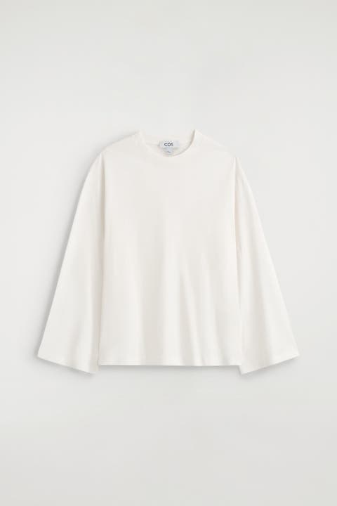Brushed-cotton Long-sleeved T-shirt