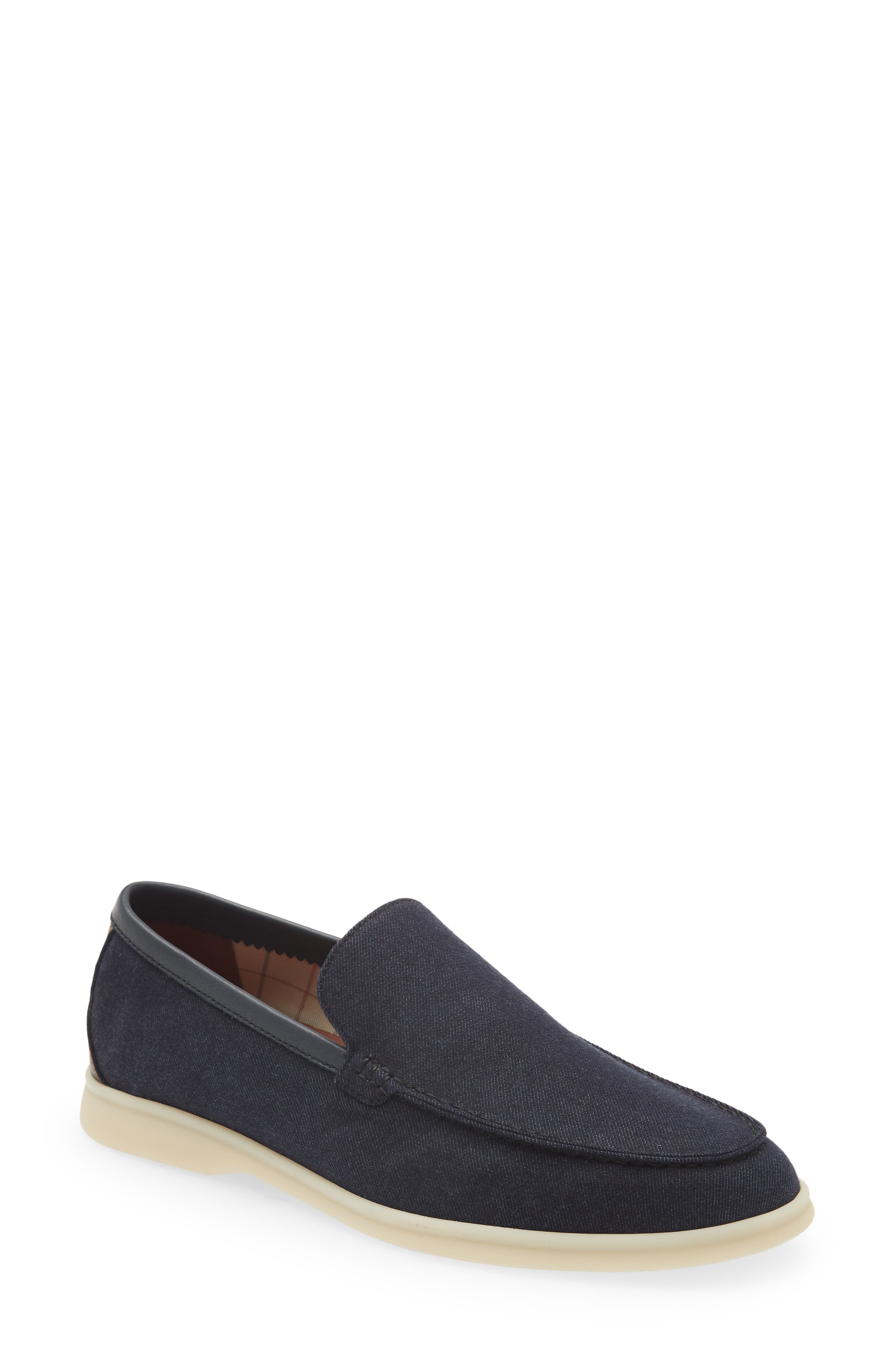 Loro Piana Summer Walk Denim Loafer, Main, color, 