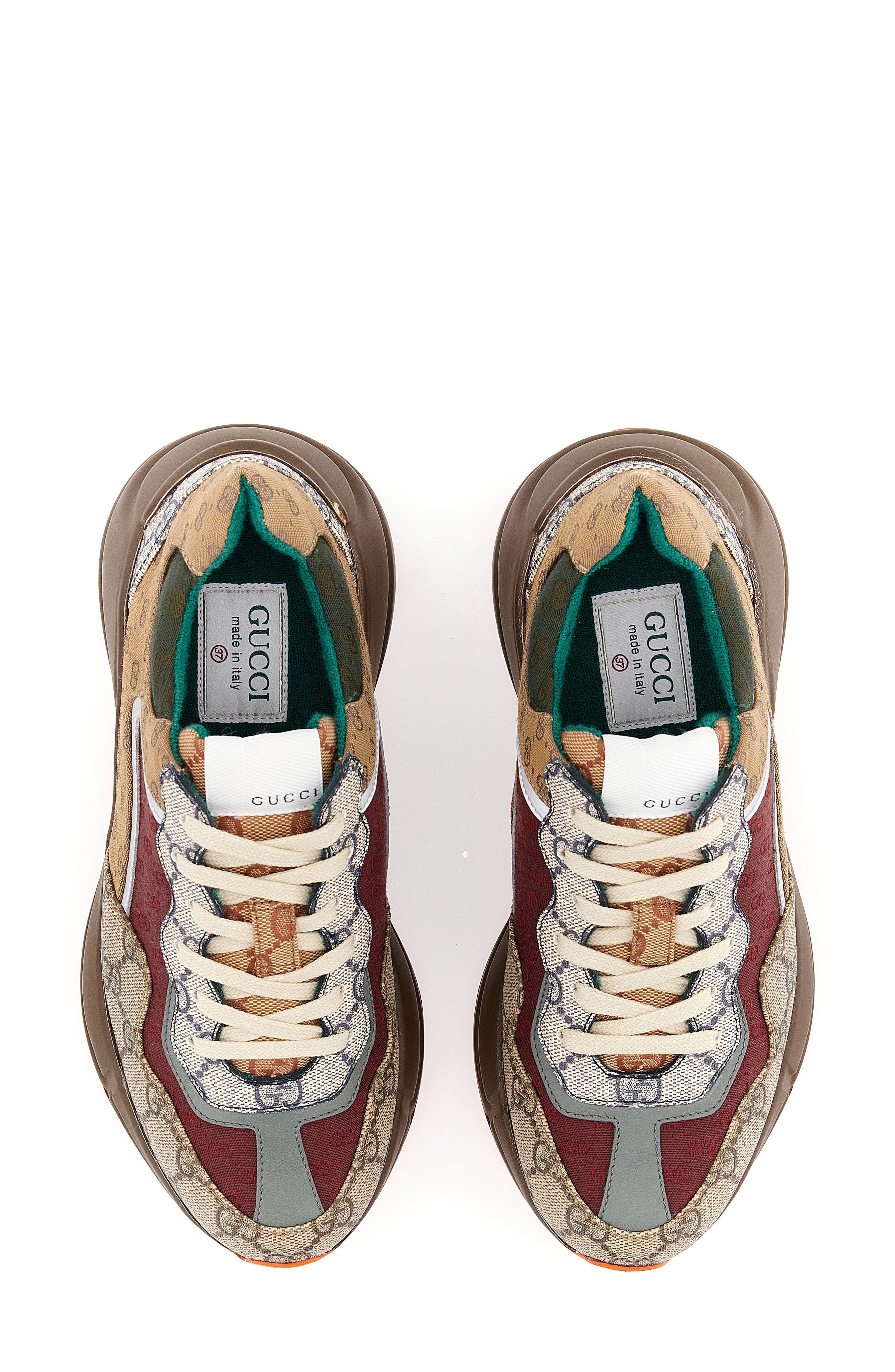 Gucci Rhyton GG Sneaker, Alternate, color, 