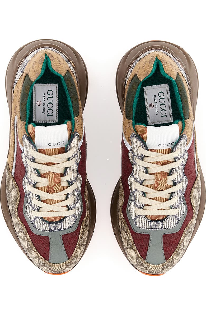 Gucci Rhyton GG Sneaker, Alternate, color,