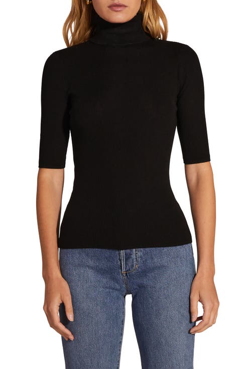 The Amelia Merino Wool Turtleneck Top