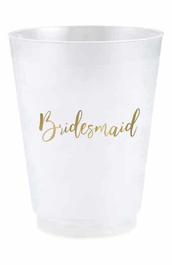 CREATIVE BRANDS Bridesmaid 8-Pack Party Cups
