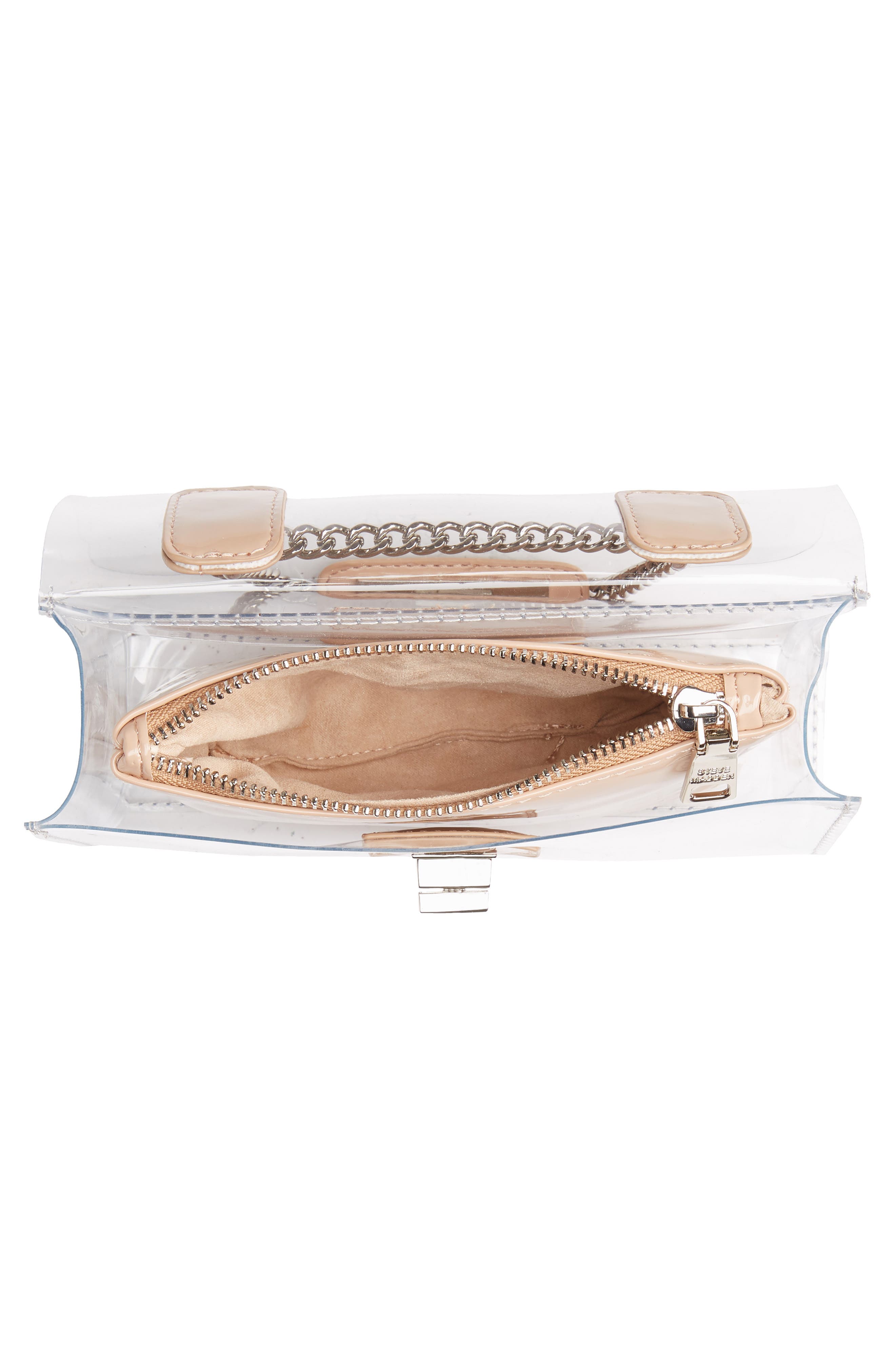 Steve Madden BScene Clear Crossbody Bag, Alternate, color, Clear