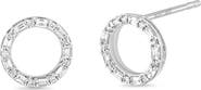 Bony Levy Gatsby 18k Gold Diamond Circle Stud Earrings
