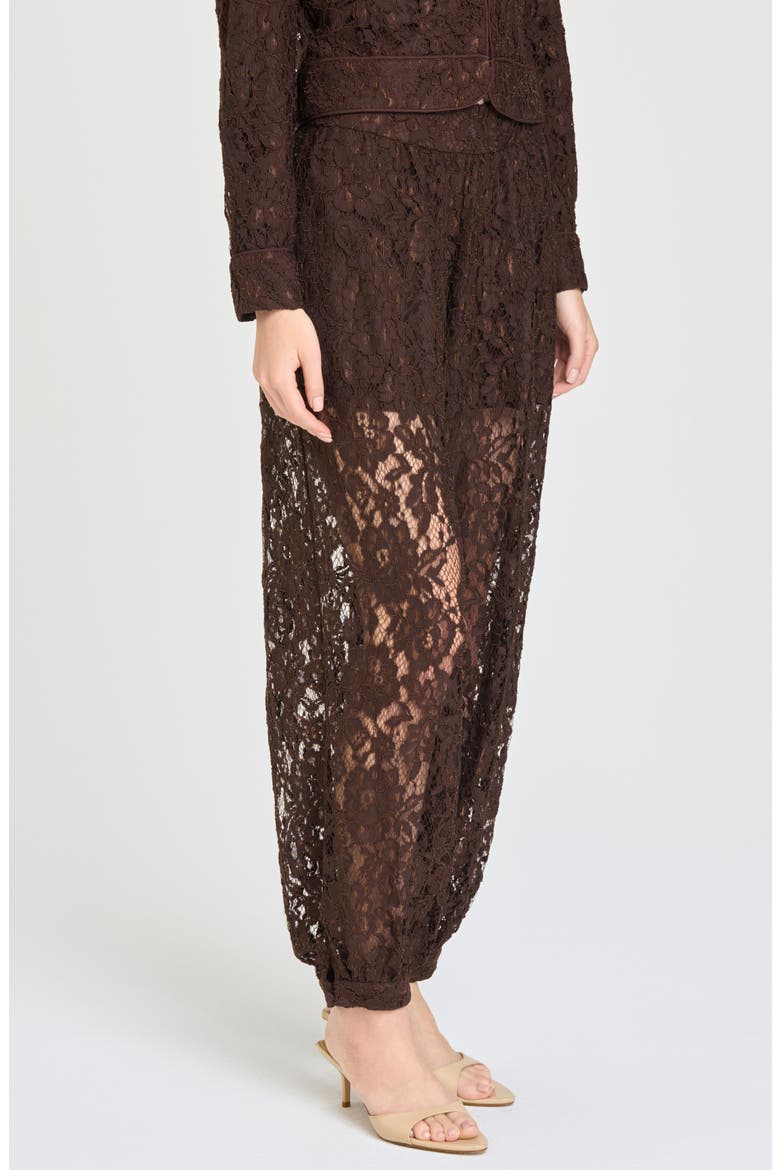 Rebecca Lace Pants, Alternate, color, CHOCOLATE