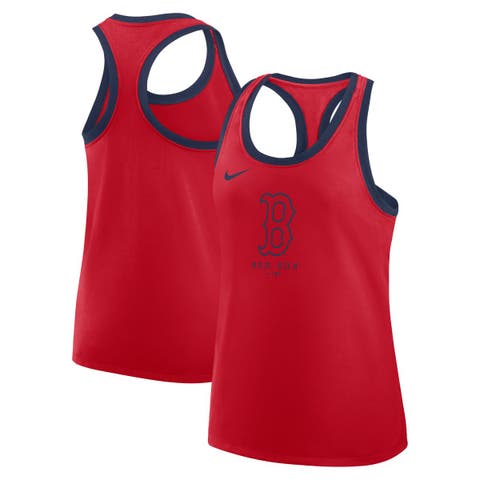 Women's Nike Red Boston Red Sox Tri-Blend Dri-FIT Racerback Tank Top