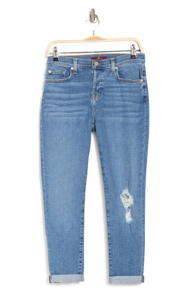7 For All Mankind SEVEN Josefina Squiggle Jeans, Alternate, color, 