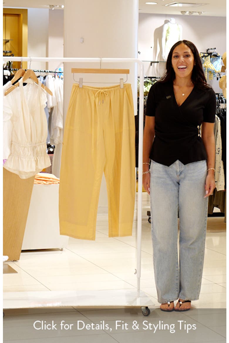 Theo Cotton Drawstring Pants video