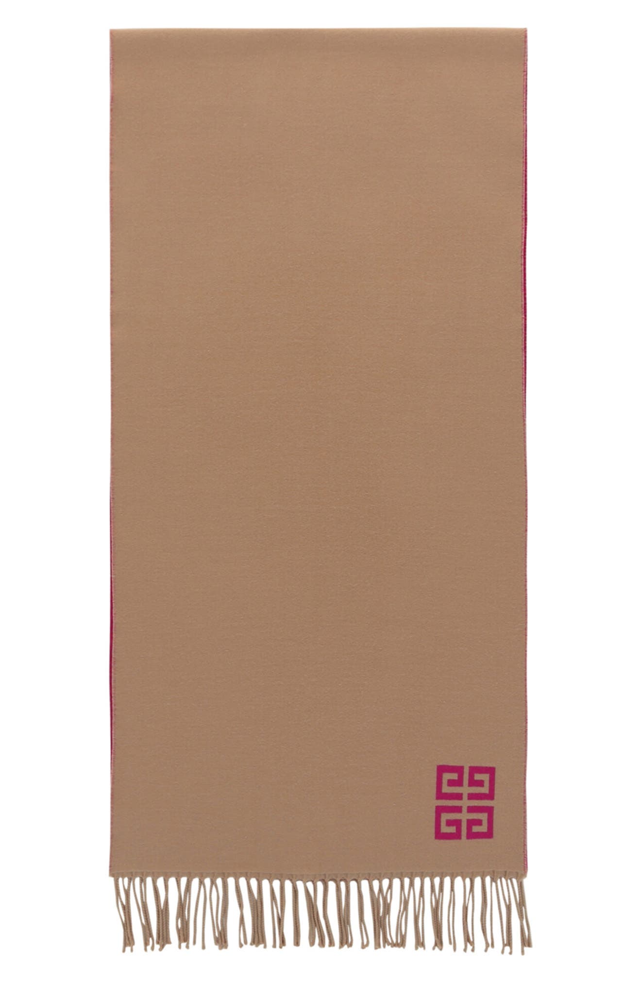 Givenchy 4G Logo Reversible Virgin Wool Scarf