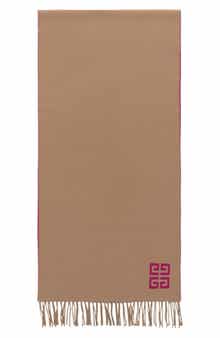 Givenchy 4G Logo Reversible Virgin Wool Scarf