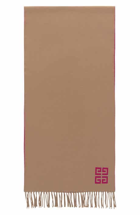 Givenchy 4G Logo Reversible Virgin Wool Scarf