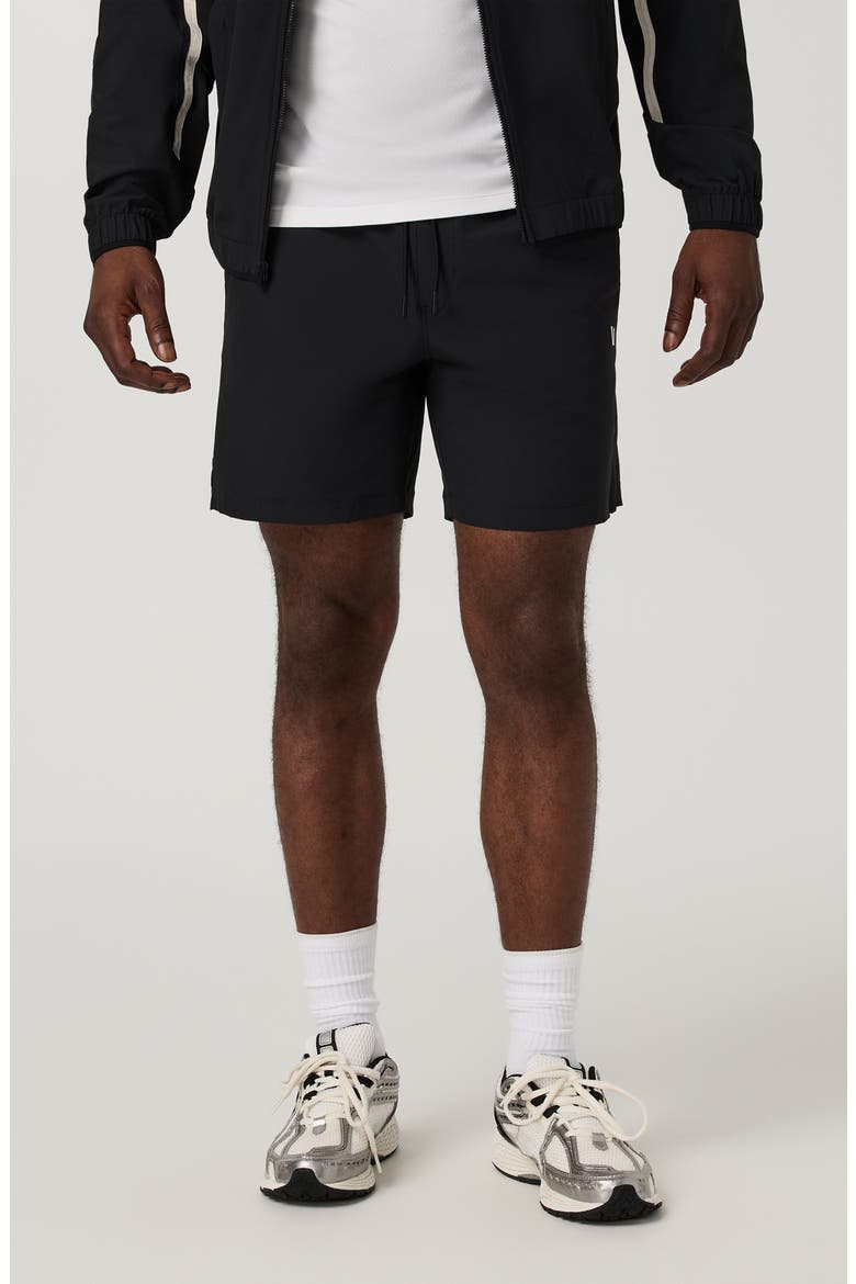 Crosscourt Pro Performance Shorts, Alternate, color, BLACK