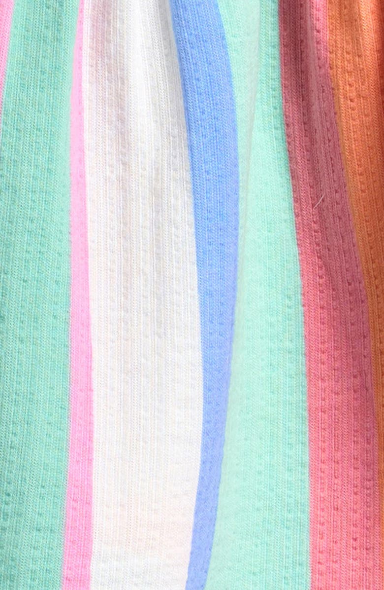 NEXT Kids' Stripe Tunic & Shorts Set, Alternate, color, Rainbow Stripe